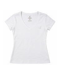 CAMISETA CUELLO V ALGODÓN DAMA