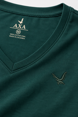 CAMISETA CUELLO V ALGODÓN DAMA