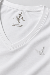 CAMISETA CUELLO V ALGODÓN DAMA