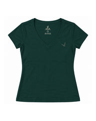 CAMISETA CUELLO V ALGODÓN DAMA